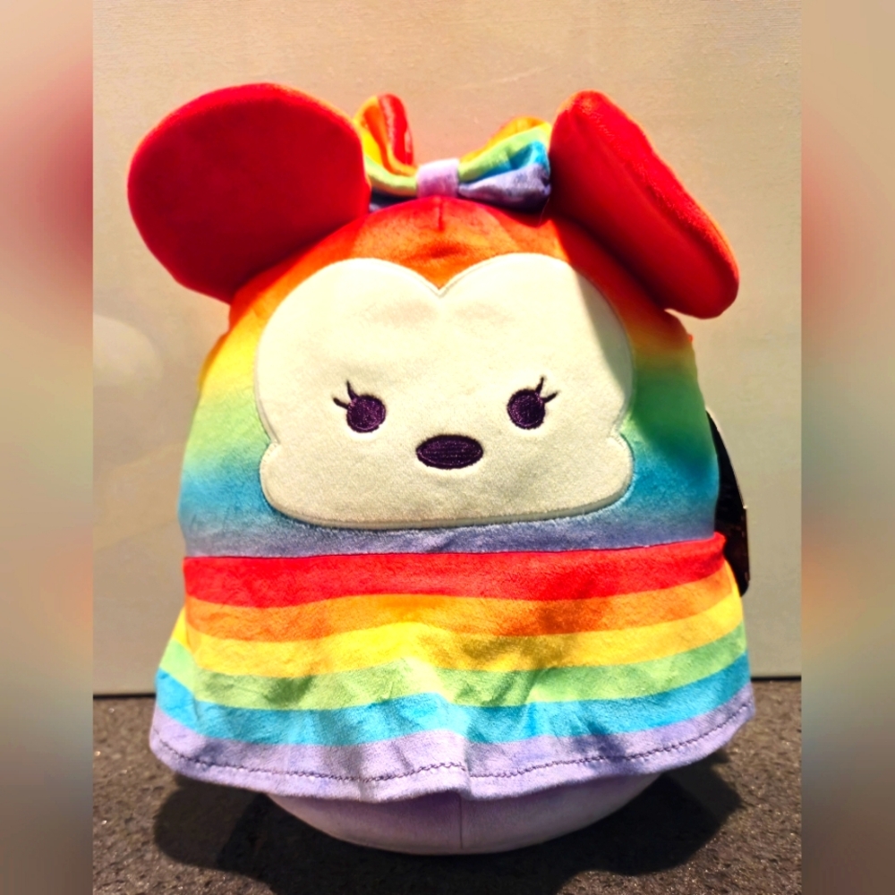 Disney Pride Collection - Minnie Mouse Squishmallow Rainbow Plush